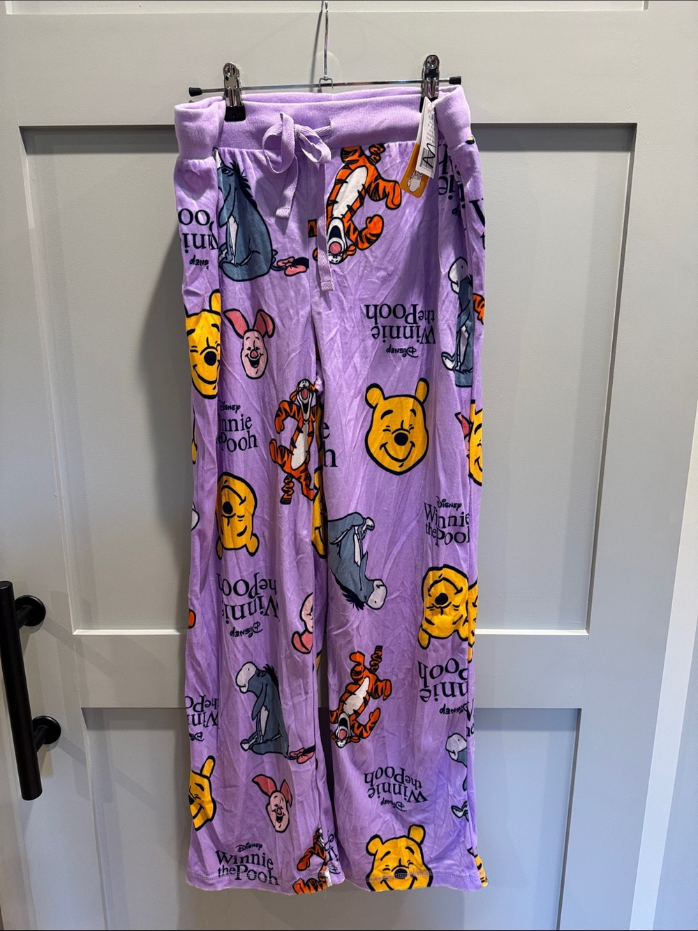 Disney Lavender Winnie the Pooh Character Pajama Pants